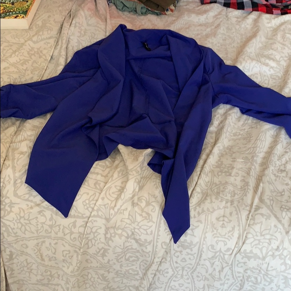 Royal Blue Flowing Blazer